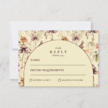 Vintage Wildflower Arch Elegant Wedding