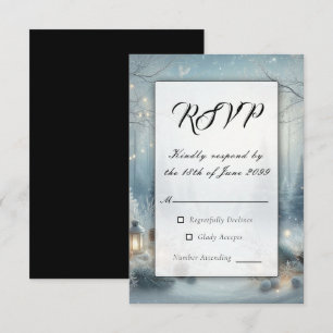 Cartons Réponse Whispers d'un Mariage de solstice d'hiver