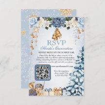 Winter Wonderland Holiday Quinceanera QR Code