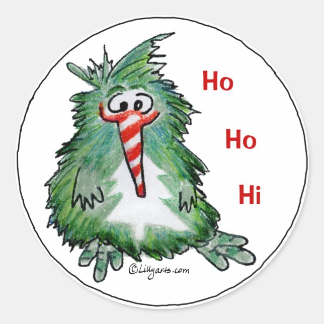 Cartoon amusant Kiwi Bird 2 Sticker rond (Devant)