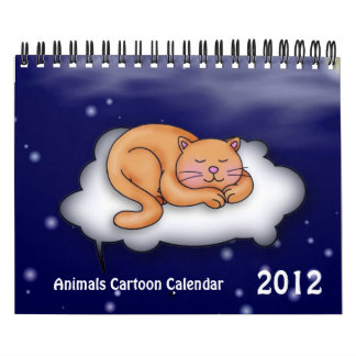 Cartoon Animaux 2012 Calendrier