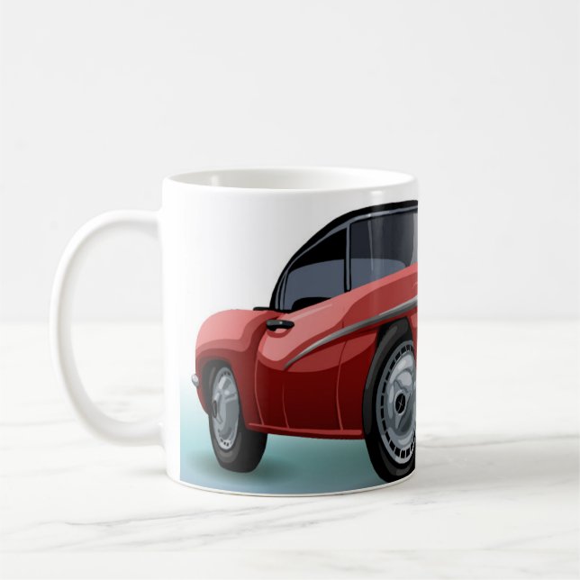 Cartoon Car Designed Mug (Gauche)