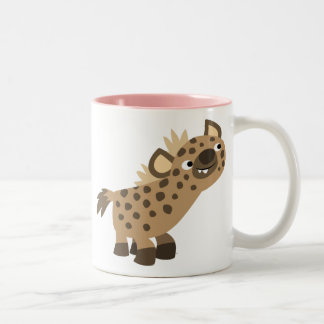 Cartoon Curieux Cute Hyena Mug