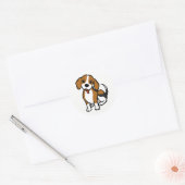 Cartoon de Chien beagle - Stickers Beagle d'amour (Enveloppe)