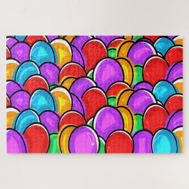 cartoon eggs puzzle (Horizontal)