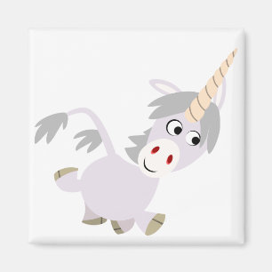 Cartoon Facétitif mignon Aimant Unicorn