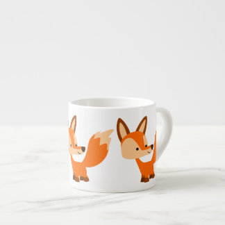 Cartoon Fox Espresso Mug sympa