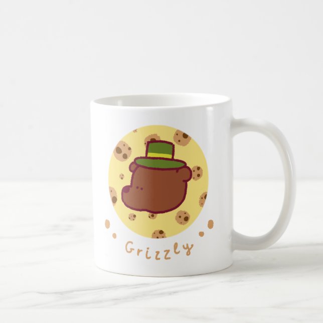 Cartoon Grizzly Mug (Droite)