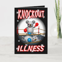 Cartoon Koala Boxer Obtenez une carte bien