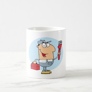 Cartoon Mécanique Café Mug