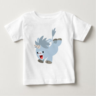 Cartoon Mischievous Baby Unicorn Baby T-shirt