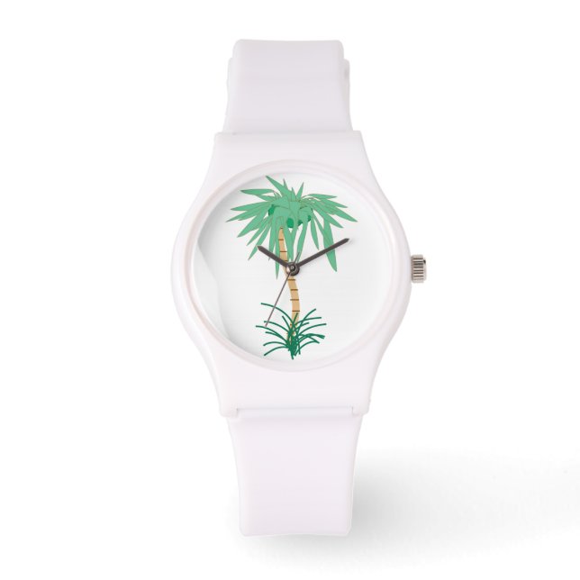 Cartoon Palm Tree Montre sportive (Recto)