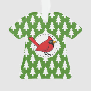Cartoon Red Cardinal