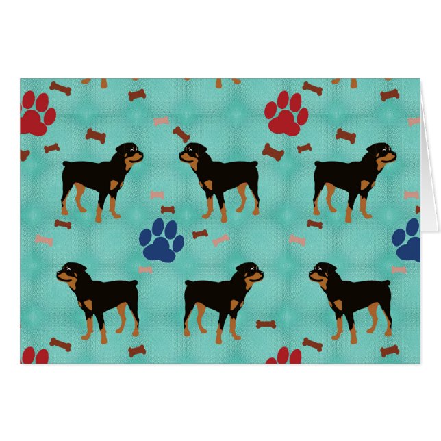 Cartoon Rottweiler (Devant horizontal)