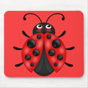 Cartoon rouge Tapis de souris de Ladybug