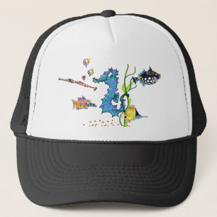 Cartoon Seahorse Cute Fishers Casquette