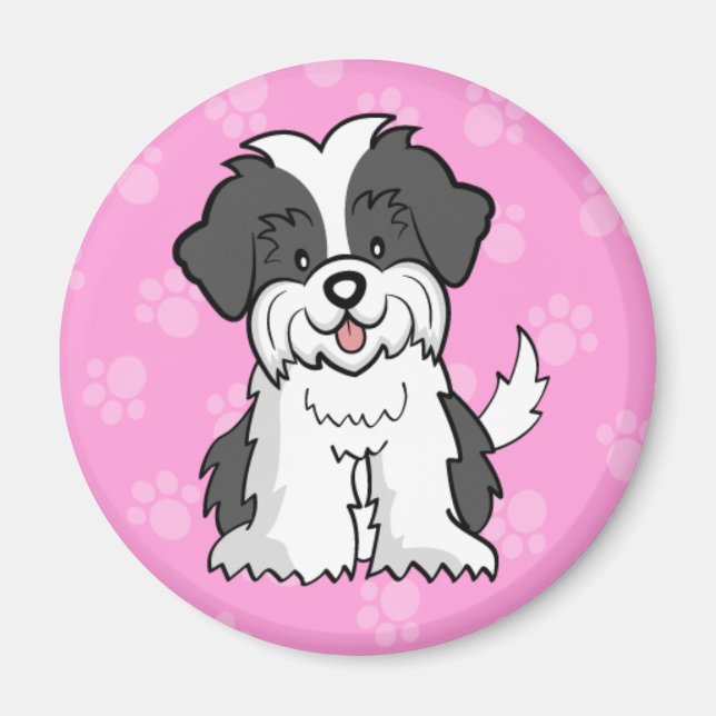 Cartoon ShihTzu Magnet (Devant)