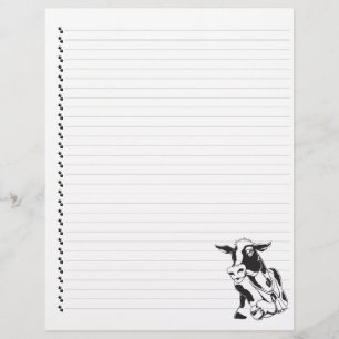 Cartoon sot Vache laiteuse Pot à lettres