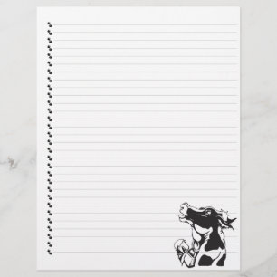 Cartoon sot Vache laiteuse Pot à lettres