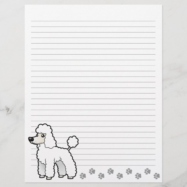 Cartoon Standard/Miniature/Poodle de jouet (coupé  (Devant)