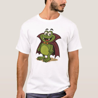 Cartoon Vampire Frog T-shirt