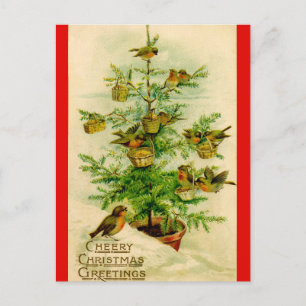 Cartyme de Noël Vintage Carte Postale