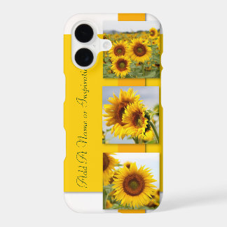 Cas brillant d'iPhone de tournesol de jour