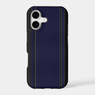 Cas de l'iPhone 5 de bleu marine et de noir