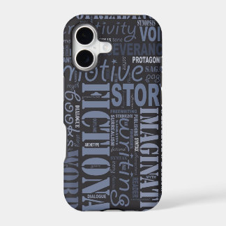 Cas de l'iPhone 5 de l'auteur bleu de fiction