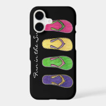 Cas de l'iPhone 7 de sandales de plage