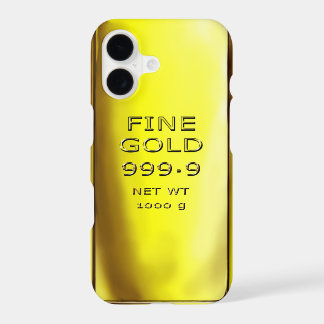 Cas de téléphone de barre d'or
