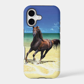Cas équin de l'iPhone 5 de beauté de plage