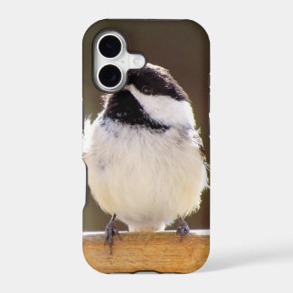 Cas pelucheux de l'iPhone 5 de chickadee