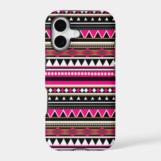 Cas rose de l'iPhone 5 - motif aztèque