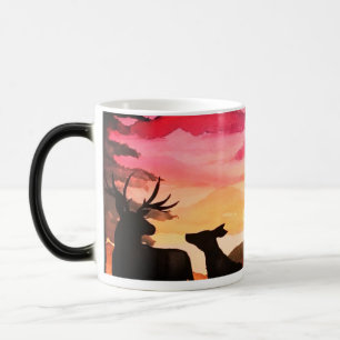 Casagrande Créations Cerfs lever de soleil / mug c