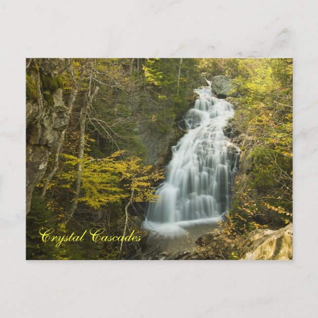 Cascade de Crystal, NH    Carte postale (Devant)