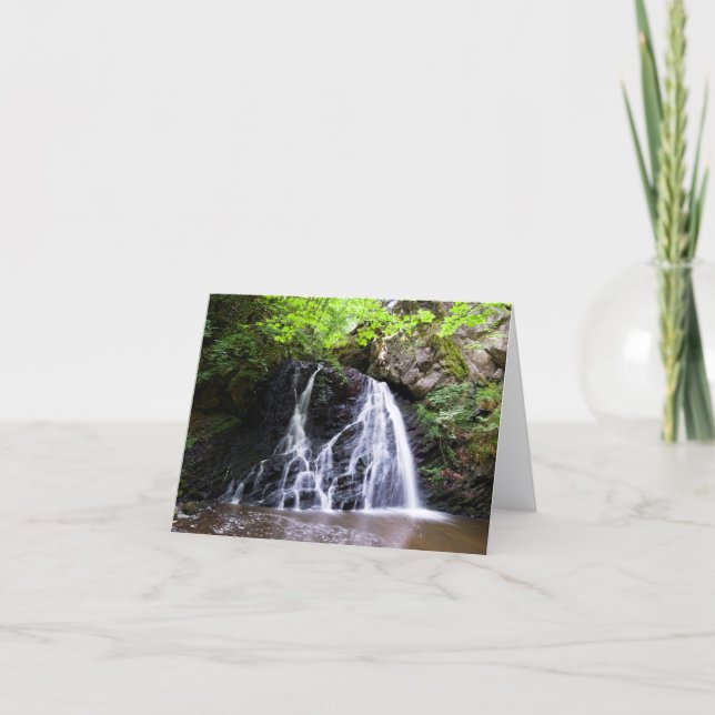 Cascade de Fairy Glen, carte de vœux de Rosemarkie (Devant)