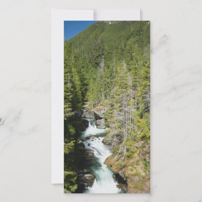 Cascade de la forêt nationale olympique (Devant)