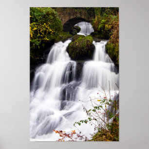 Cascade de Rouken Glen, Glasgow, affiche écossaise