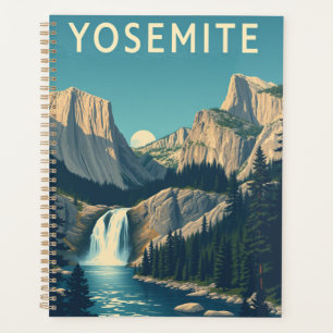 Cascade de Yosemite Californie Vintage Retro