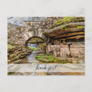 Cascade des Ozarks sous le pont Carte postale de r
