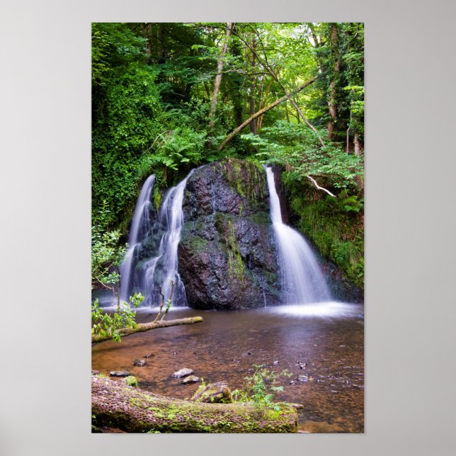 Cascade Fairy Glen, Rosemarkie, Ecosse Poster (Devant)