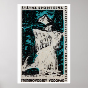 Cascade - - Impression Boîte d'Allumettes - Art Mu