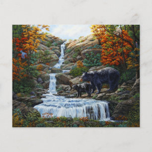 Cascade Mère et Cube Ours Noir