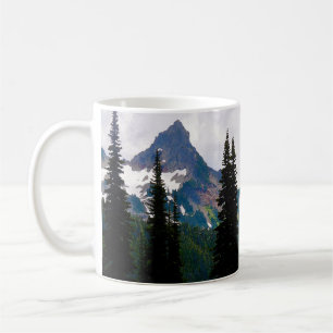 Cascade Peaks Watercolor Café Mug