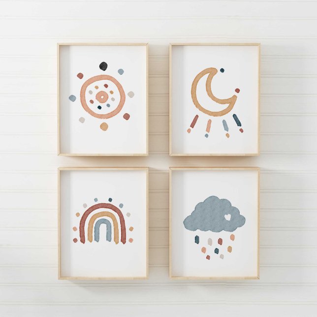 Cascade soleil et lune ensemble 4 poster (Créateur téléchargé)