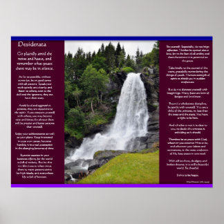 Cascades DESIDERATA Affiches 13