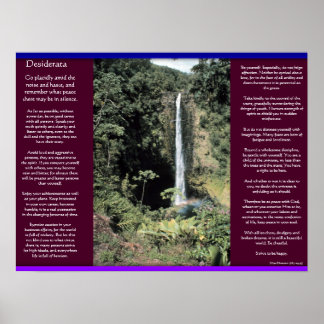 Cascades DESIDERATA Affiches 6