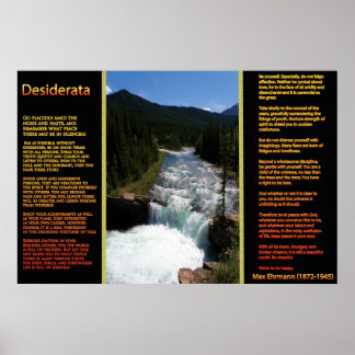 Cascades DESIDERATA Orange Posters 8