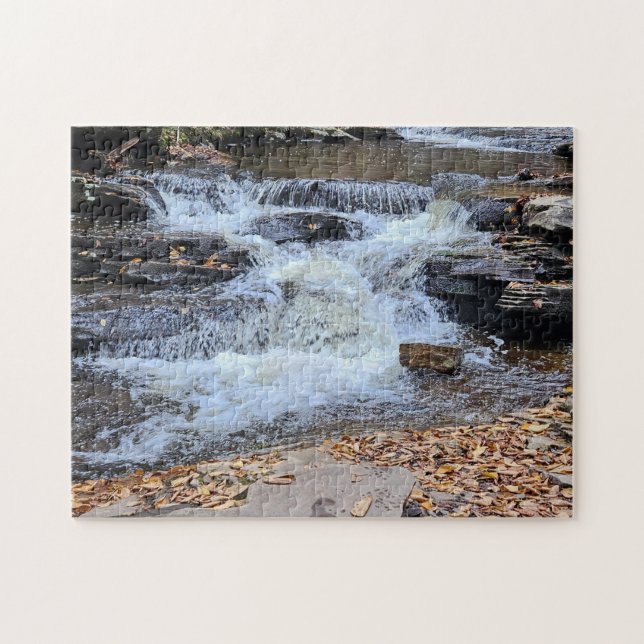 Cascades en automne Puzzle (Horizontal)